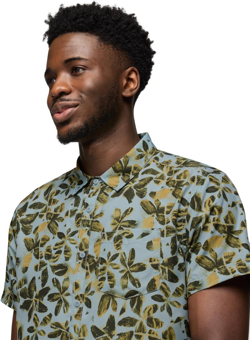 Lost Sol Printed SS Shirt - Mens - saltwater wildflower 1