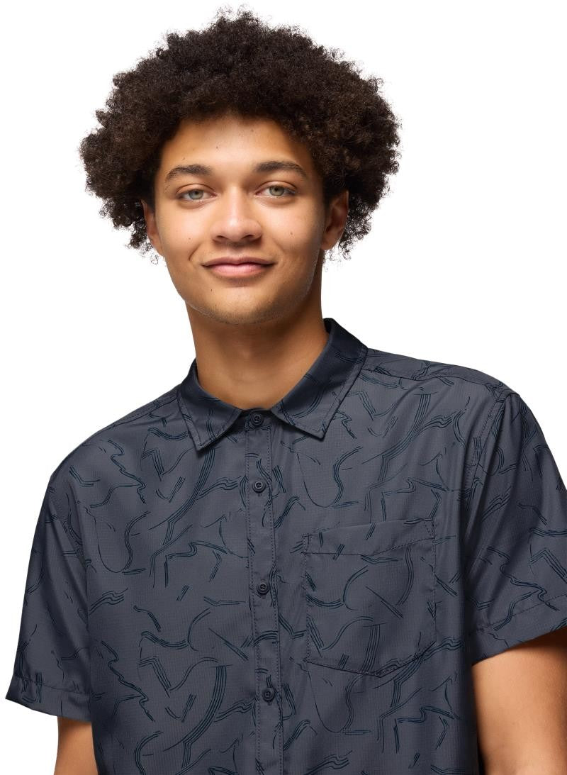 Lost Sol Printed SS Shirt - Mens - thundercloud seedling 1