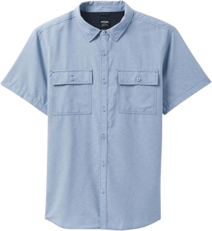 Lost Sol SS Shirt - Slim - Mens - Chambray Heather 1