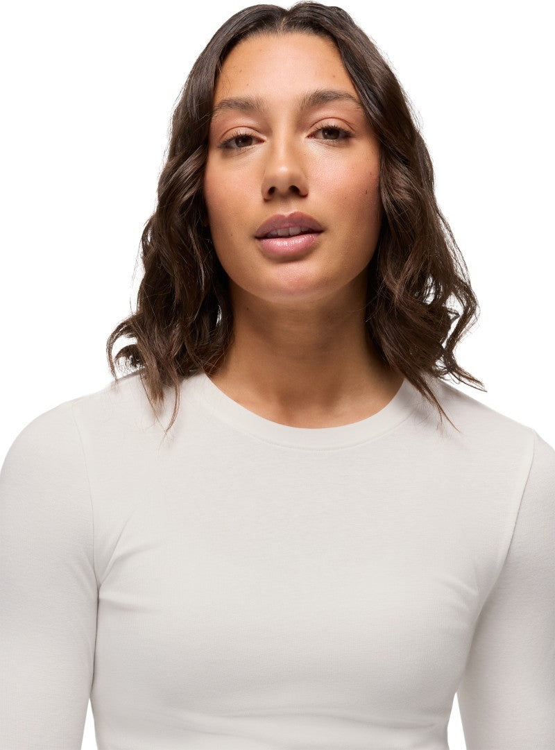Lotus LS Tee - Womens - soft white 1