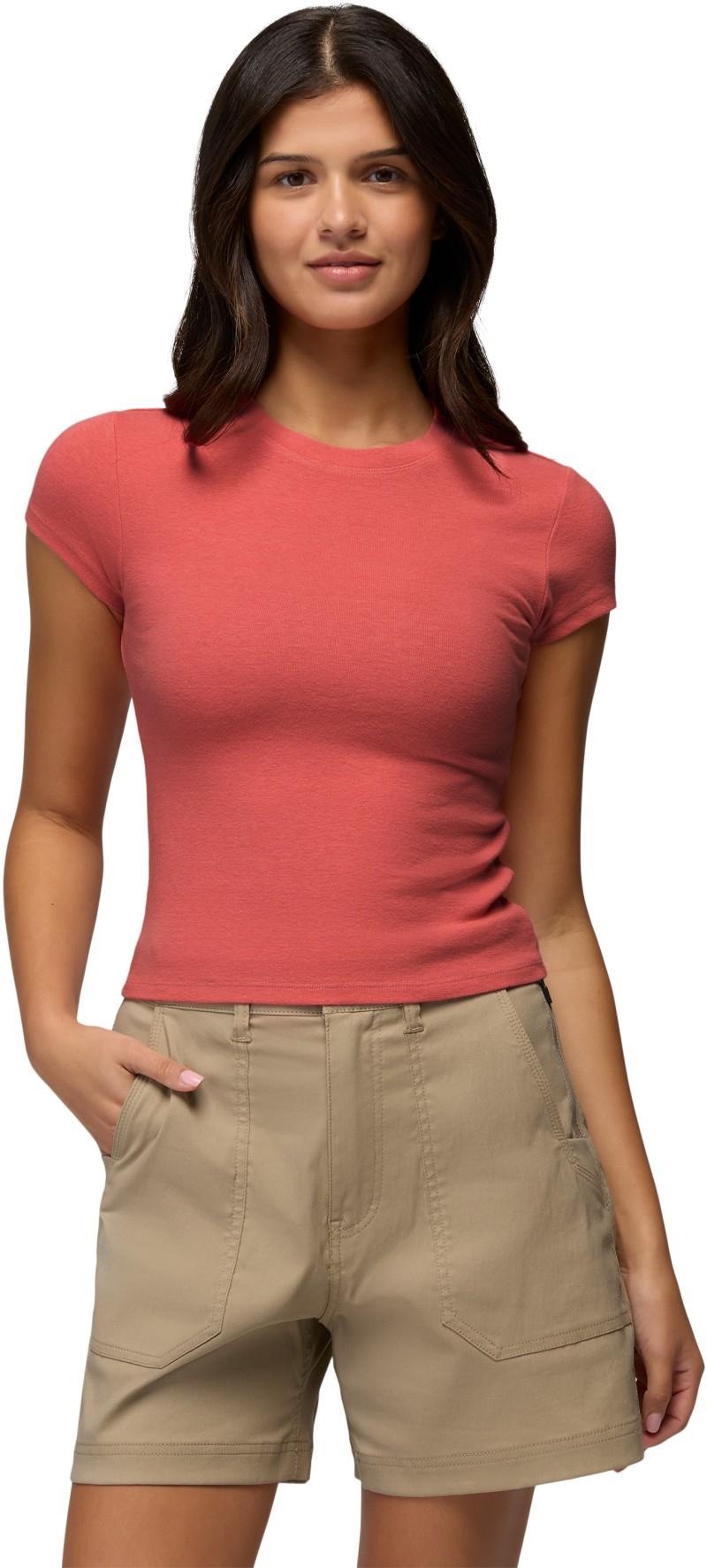 Lotus SS Tee - Womens - guava 1
