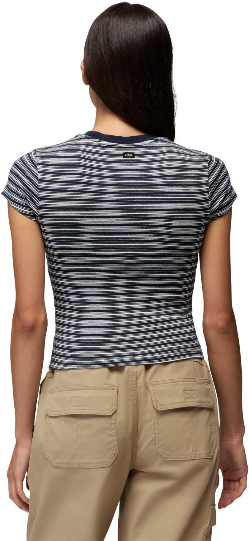 Lotus SS Tee - Womens - nautical stripe 1