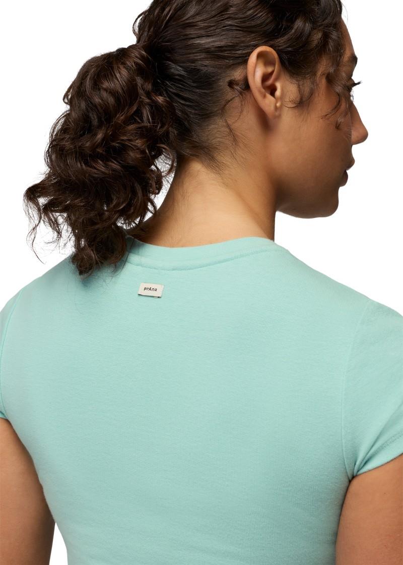 Lotus SS Tee - Womens - sea glass 1