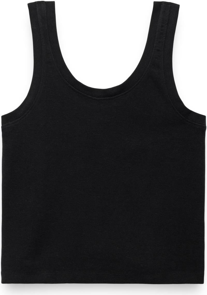 Lotus Tank Top - Womens - black 1