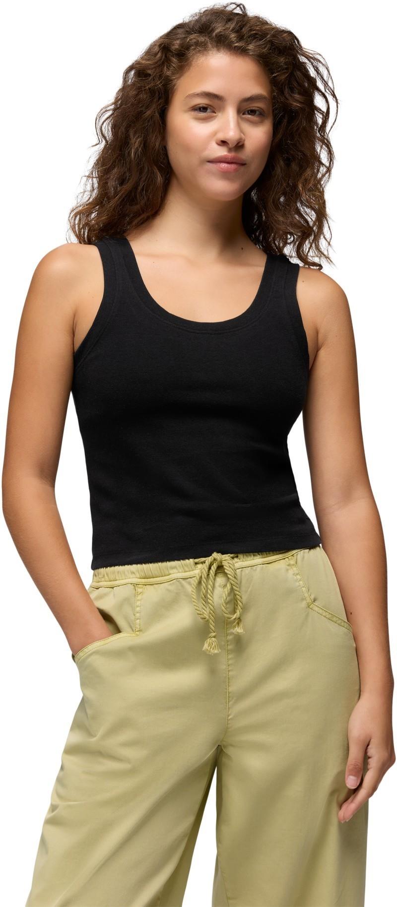 Lotus Tank Top - Womens - black 1