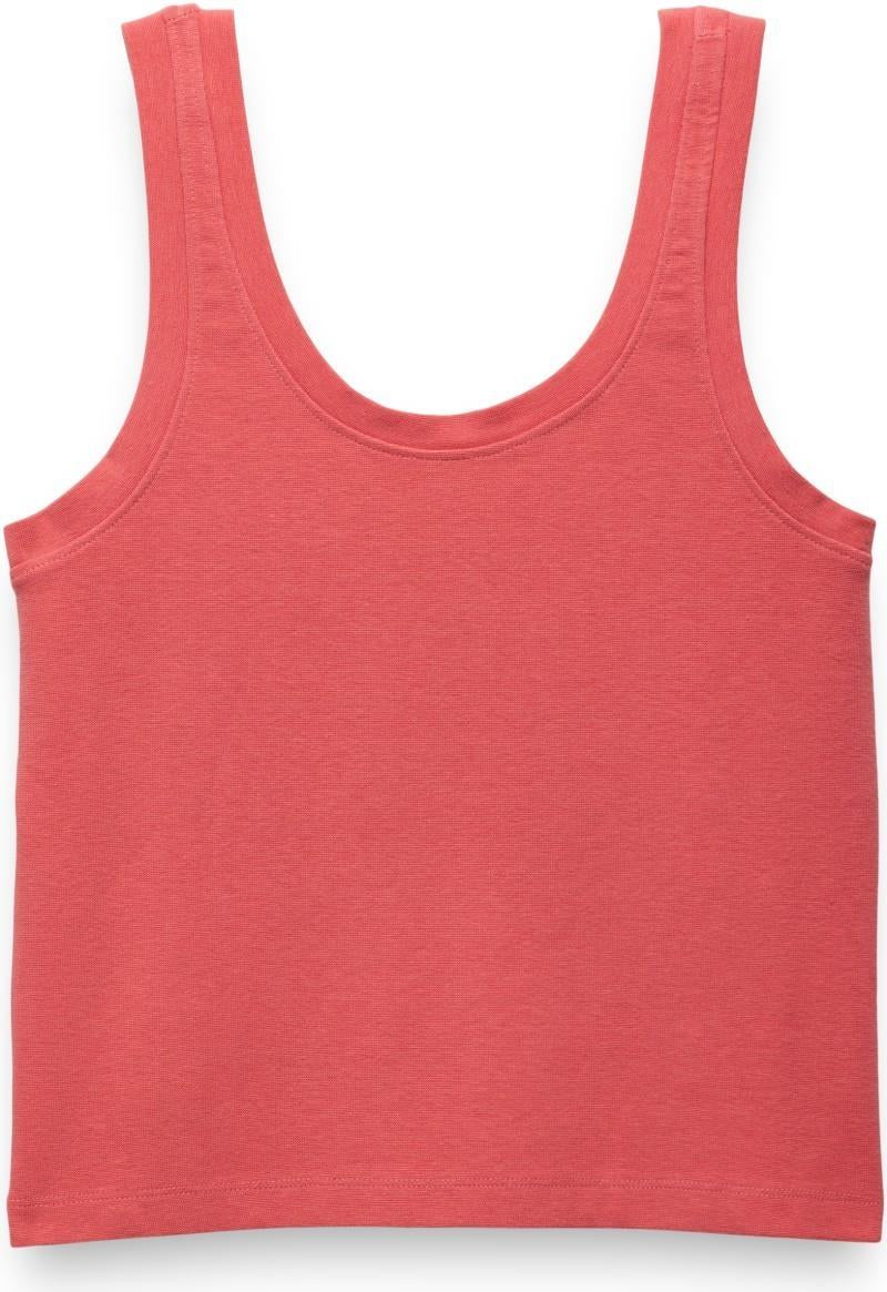 Lotus Tank Top - Womens - guava 1