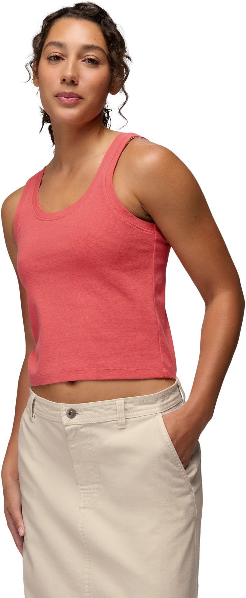 Lotus Tank Top - Womens - guava 1