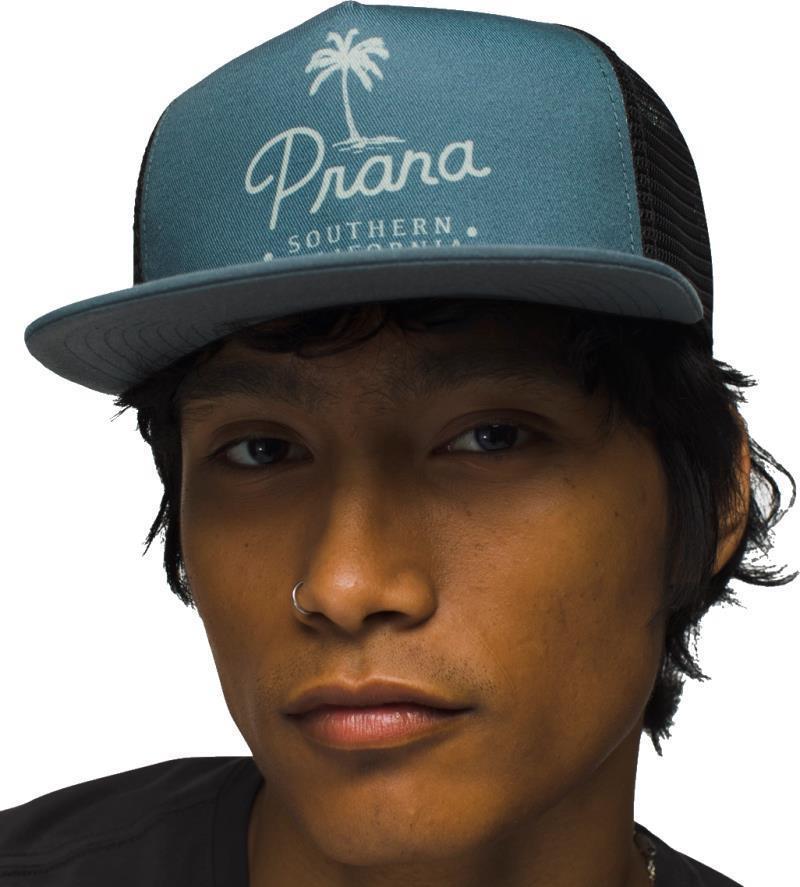 Lower Pines Flat Brim - Grey Blue prAna Palm 3