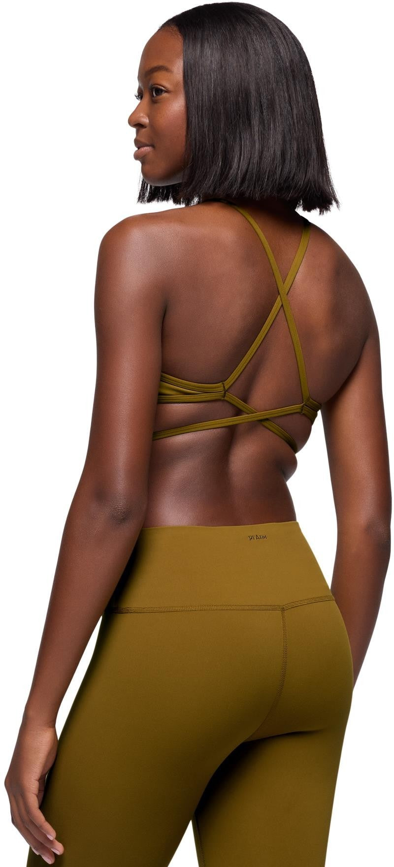 Luxara High Neck Bra - retro olive 1