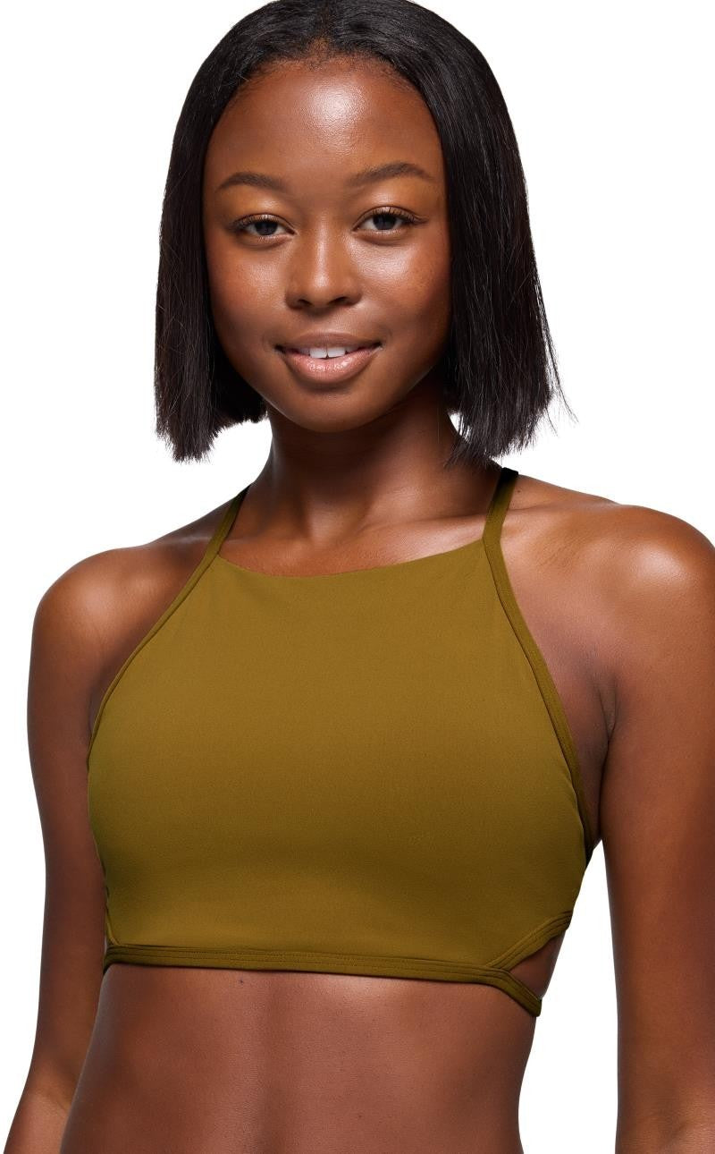 Luxara High Neck Bra - retro olive 1