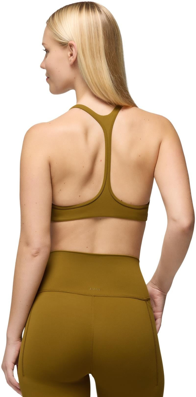 Luxara Racerback Bra - retro olive 1
