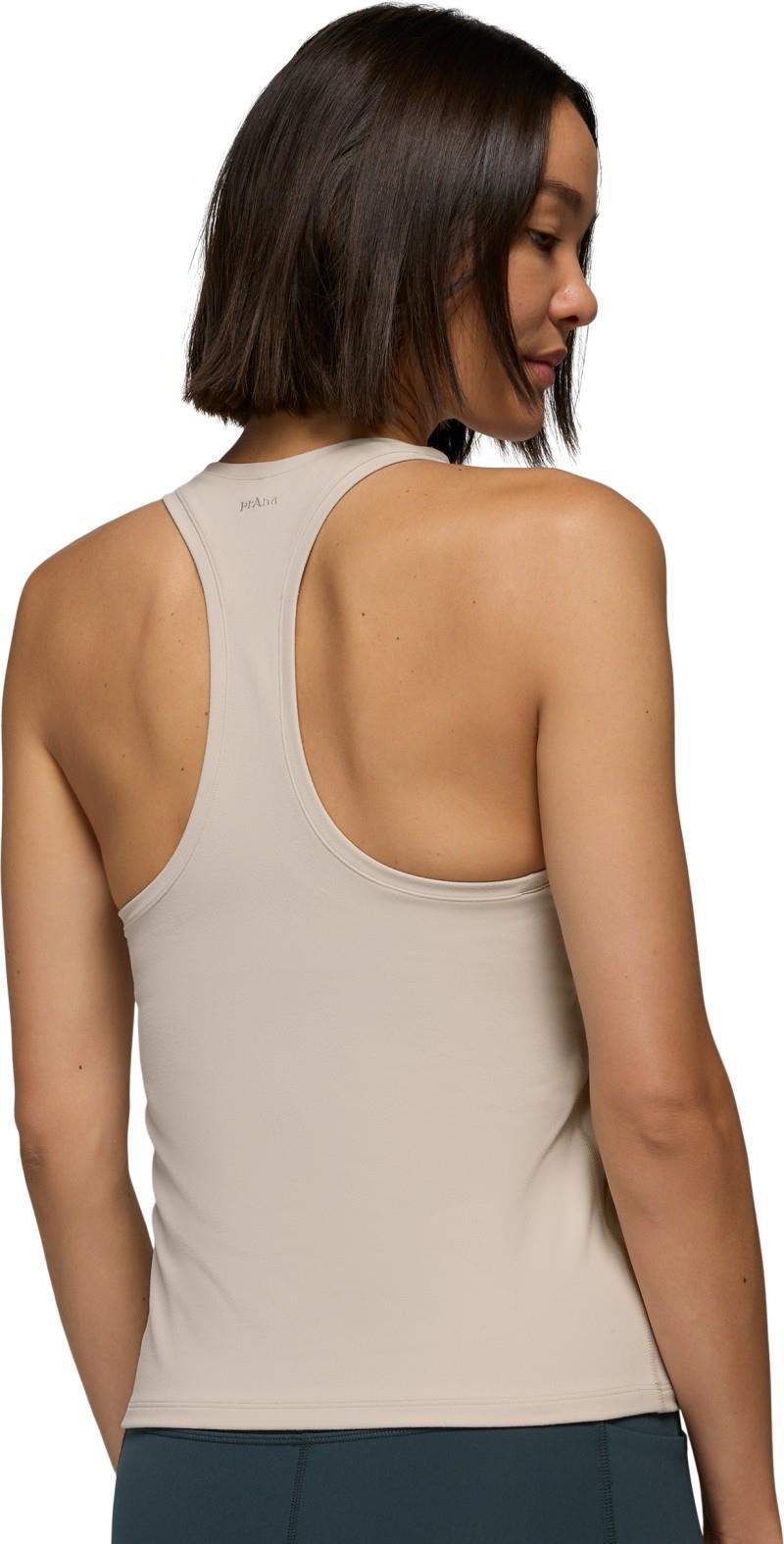 Luxara Racerback Long Tank - Womens - almond 1