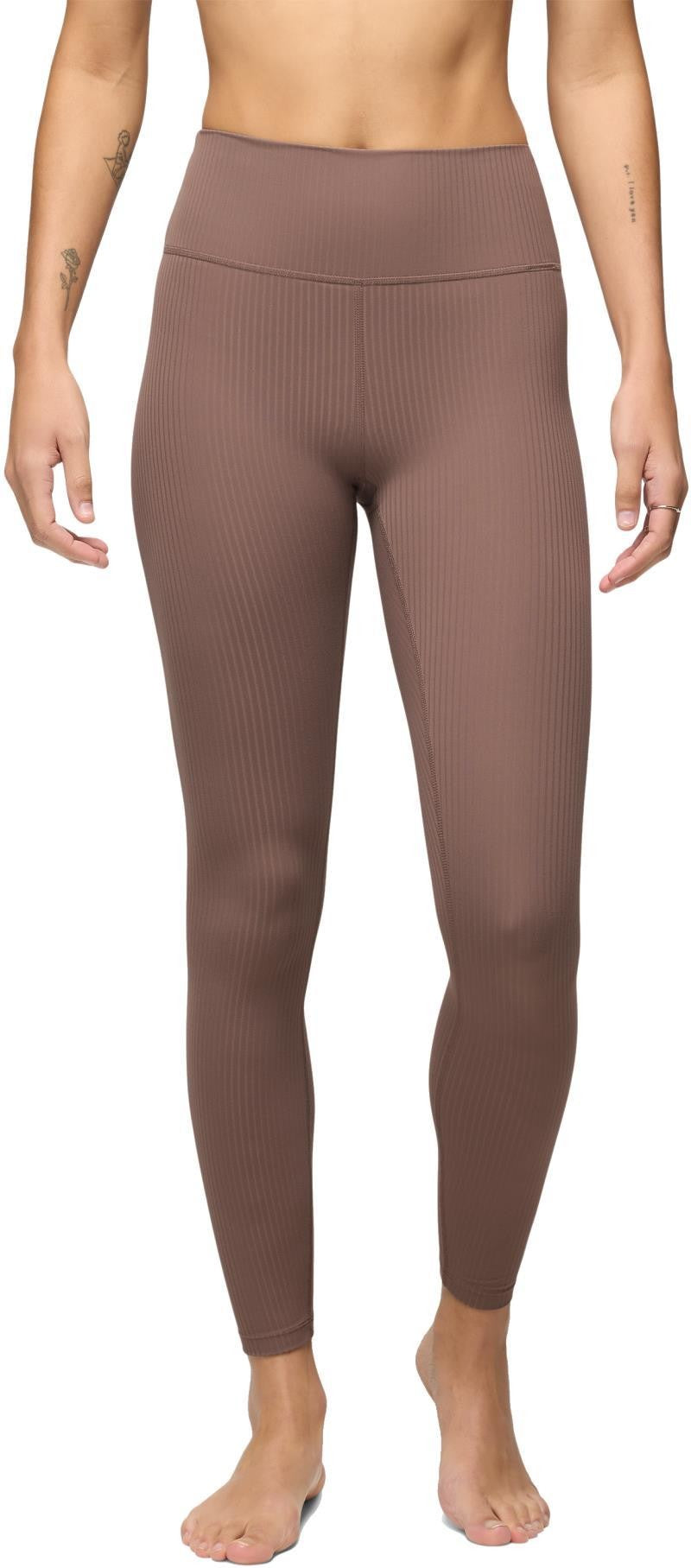 Luxara Rib 7/8 Leggings - Womens - carob 1