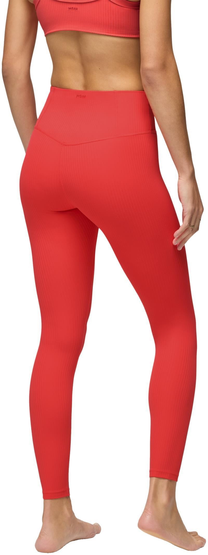 Luxara Rib 7/8 Leggings - Womens - rose fire 1