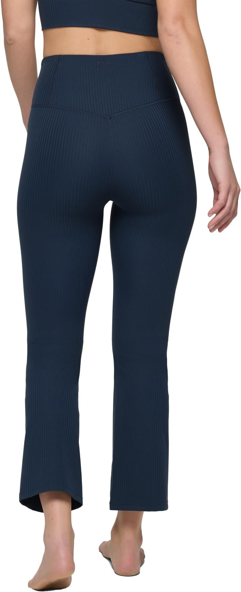 Luxara Rib Flare Crop, Reg - Womens - stormy night 1
