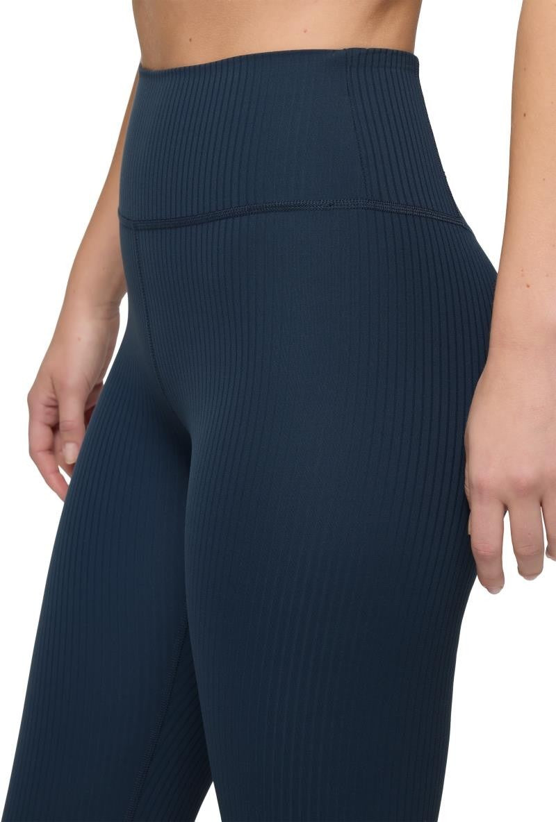 Luxara Rib Flare Crop, Reg - Womens - stormy night 1