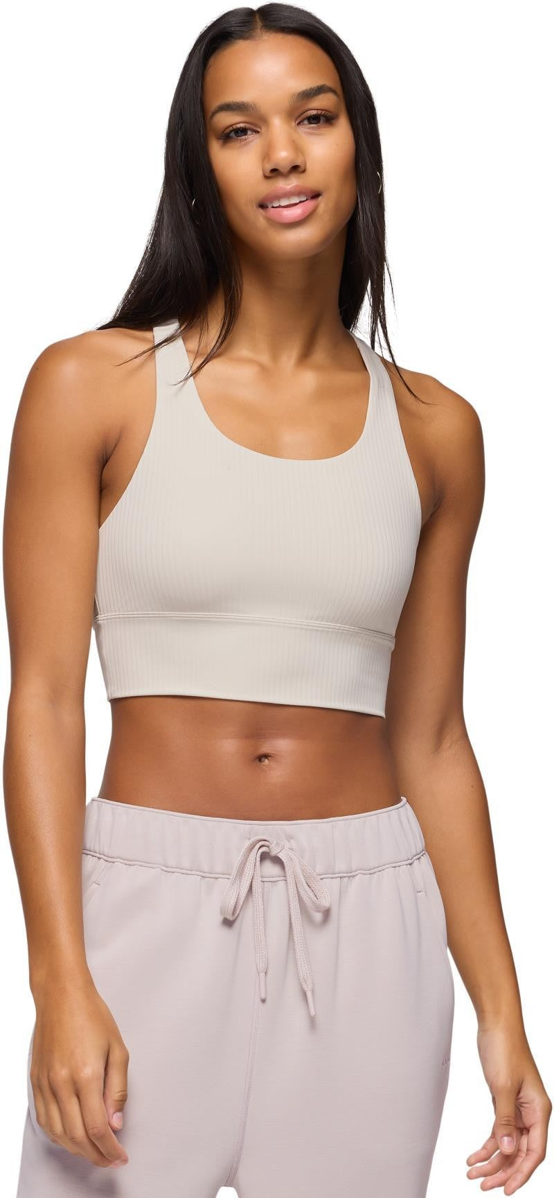 Luxara Rib Racerback Bralette - almond 1