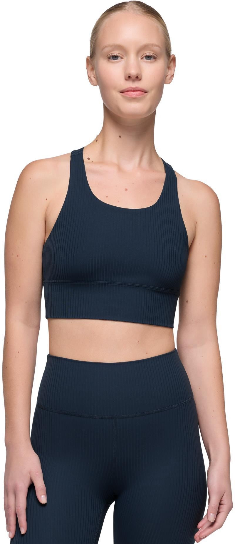 Luxara Rib Racerback Bralette - stormy night 1