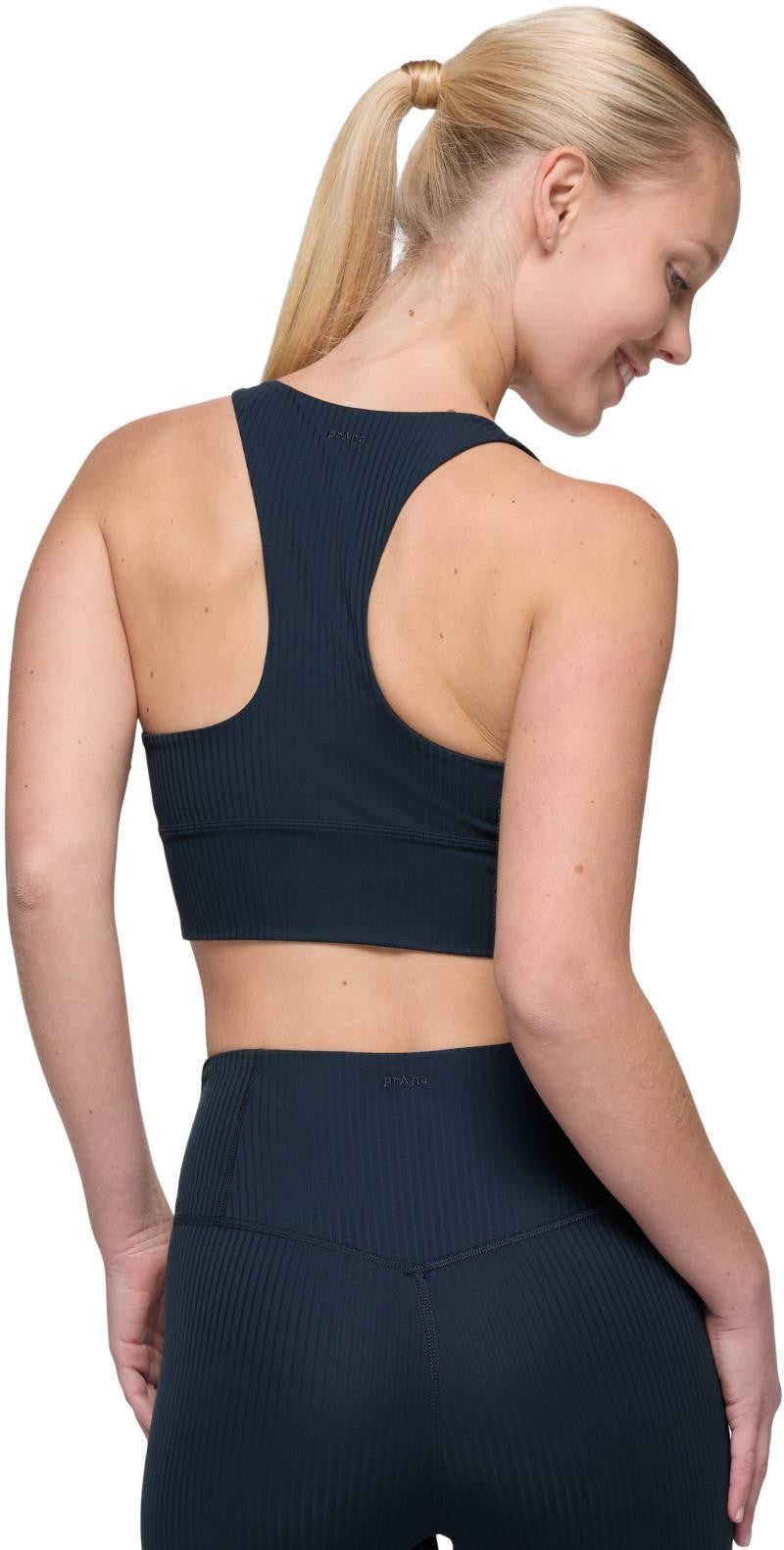 Luxara Rib Racerback Bralette - stormy night 1