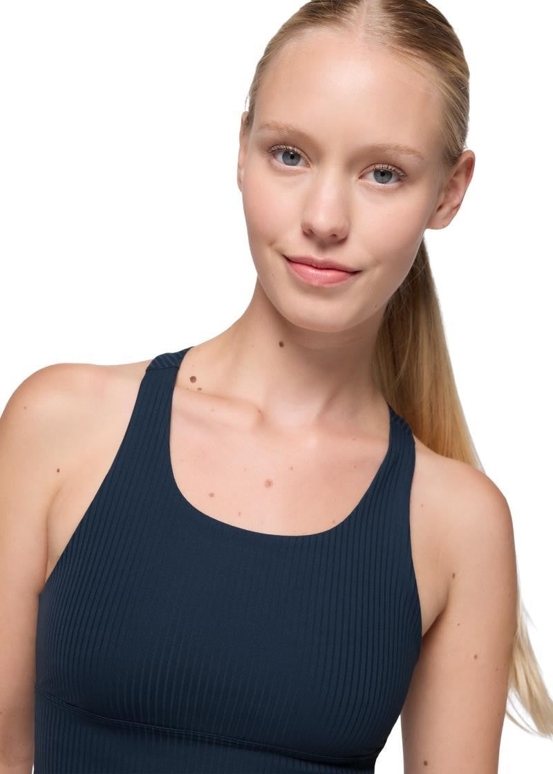Luxara Rib Racerback Bralette - stormy night 1