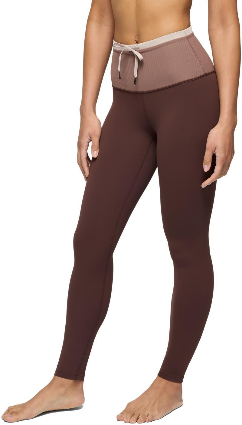 Luxara Salutations Leggings - Womens - mocha colorblock 1