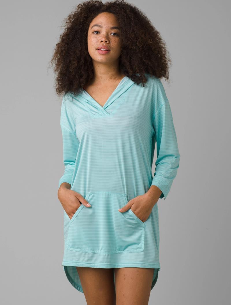 Mantra Bay Tunic - Womens - Dark Beach Glass Stripe 2
