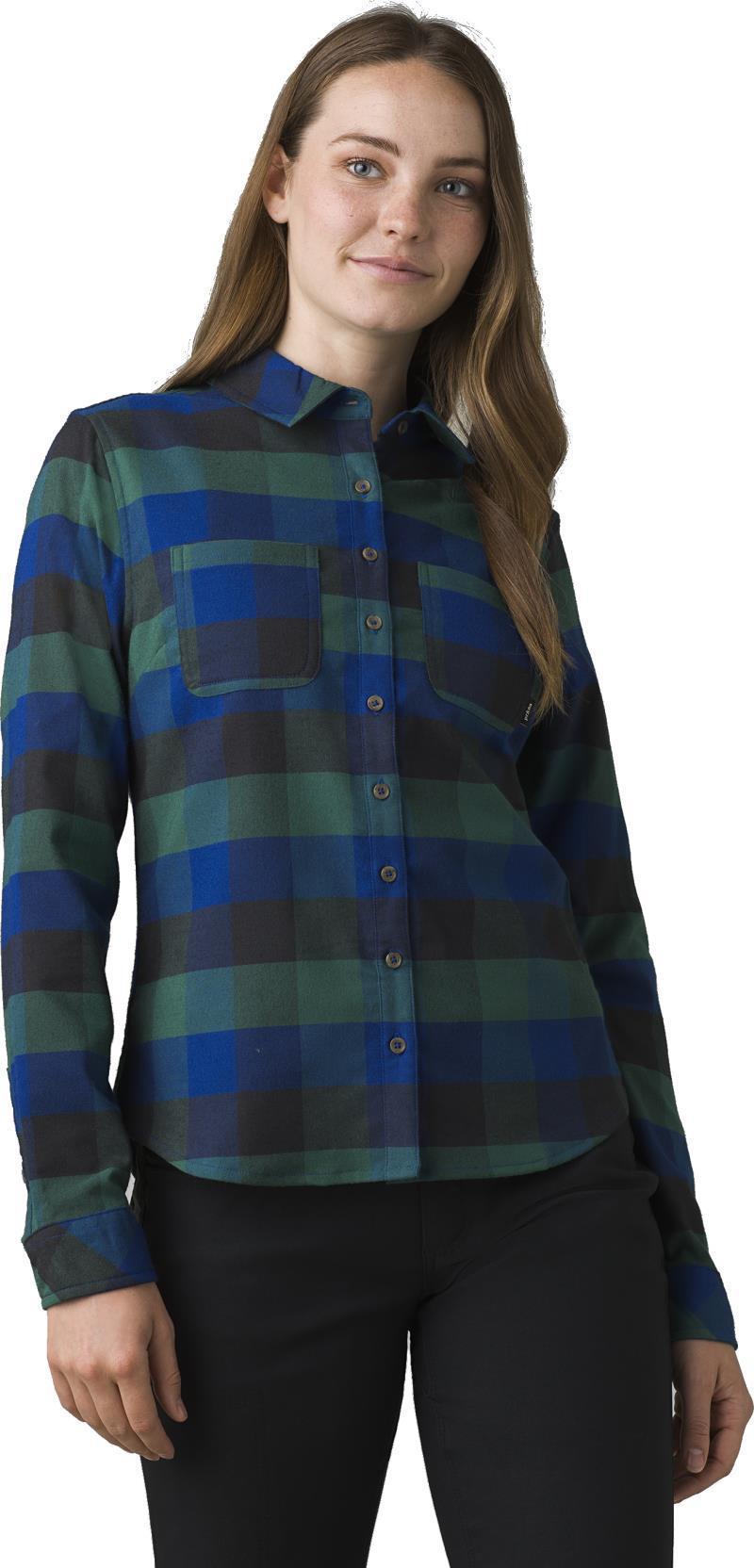 Meadow Run Flannel - Womens - Soft Pine 2
