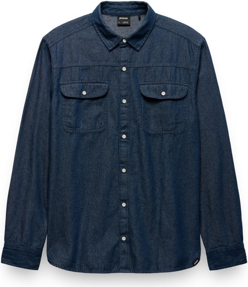 Meares LS Shirt - Mens - dark wash 1