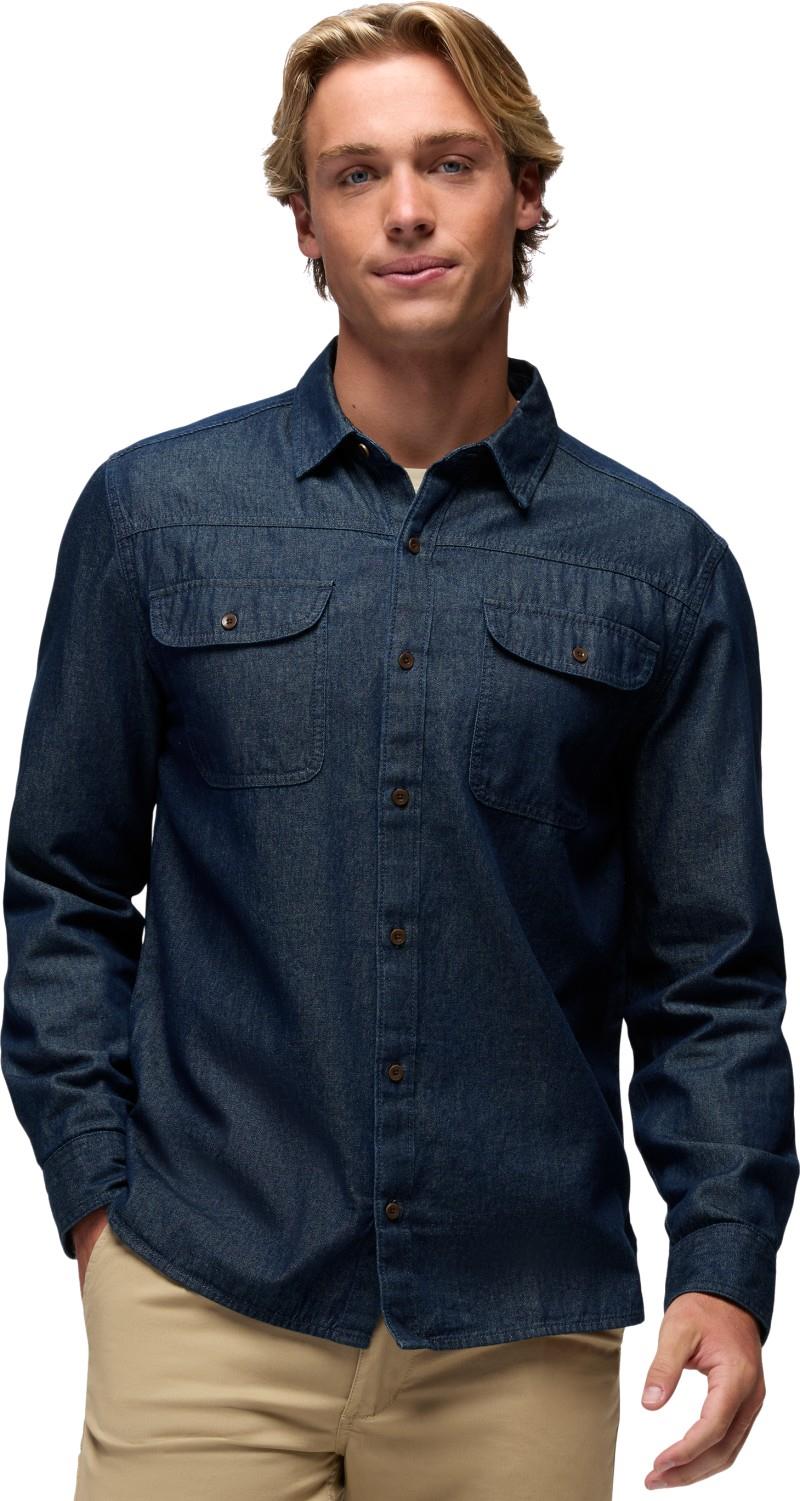 Meares LS Shirt - Mens - dark wash 1