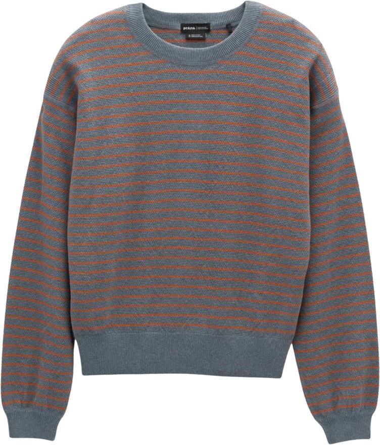 Milani Crew Neck - Womens - Weathered Blue Stripe 1