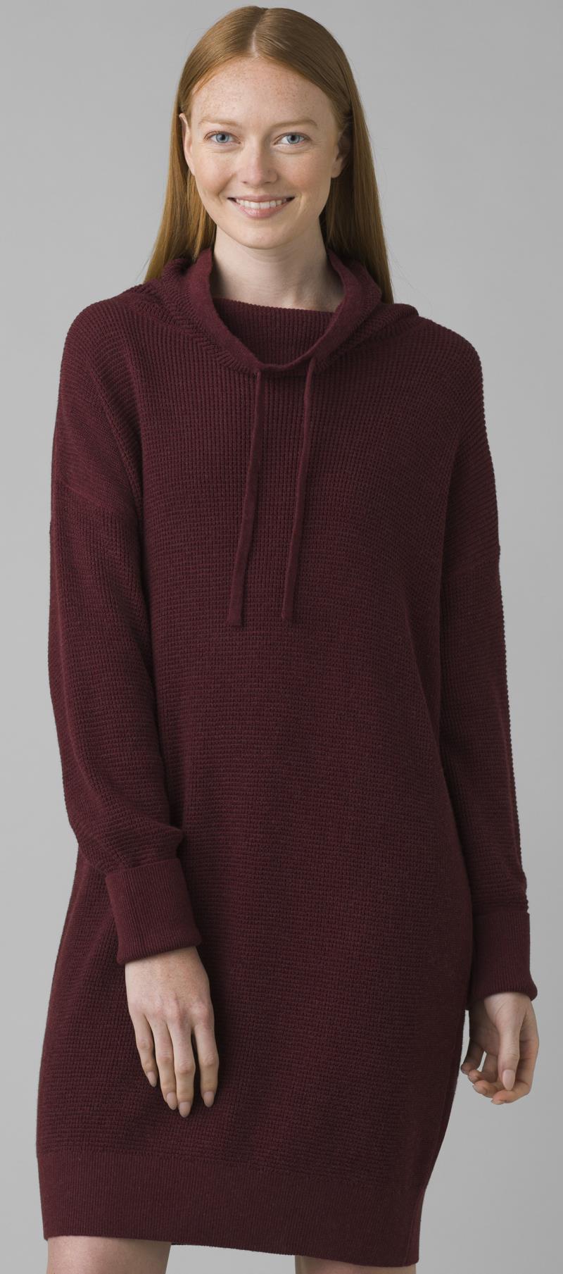 Milani Dress - Maroon Heather 2