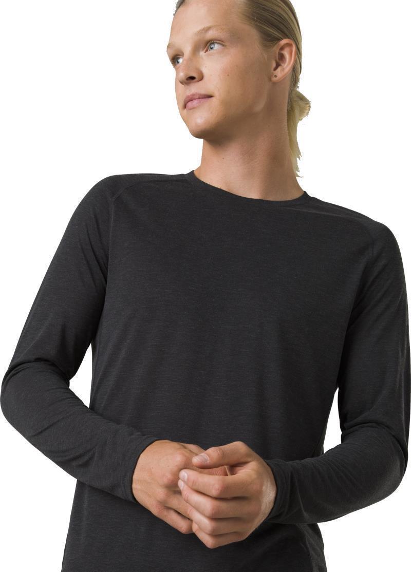 Mission Trails LS Tee - Mens - black heather 1