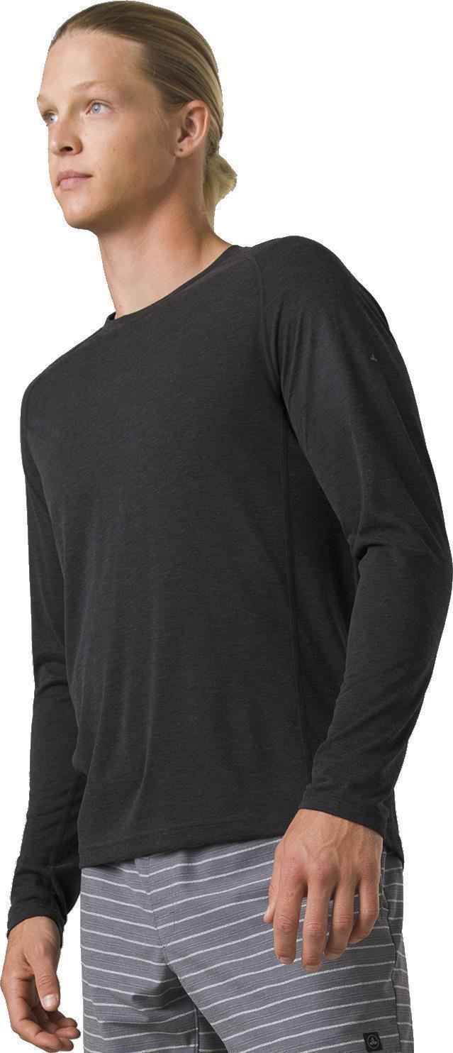 Mission Trails LS Tee - Mens - black heather 1