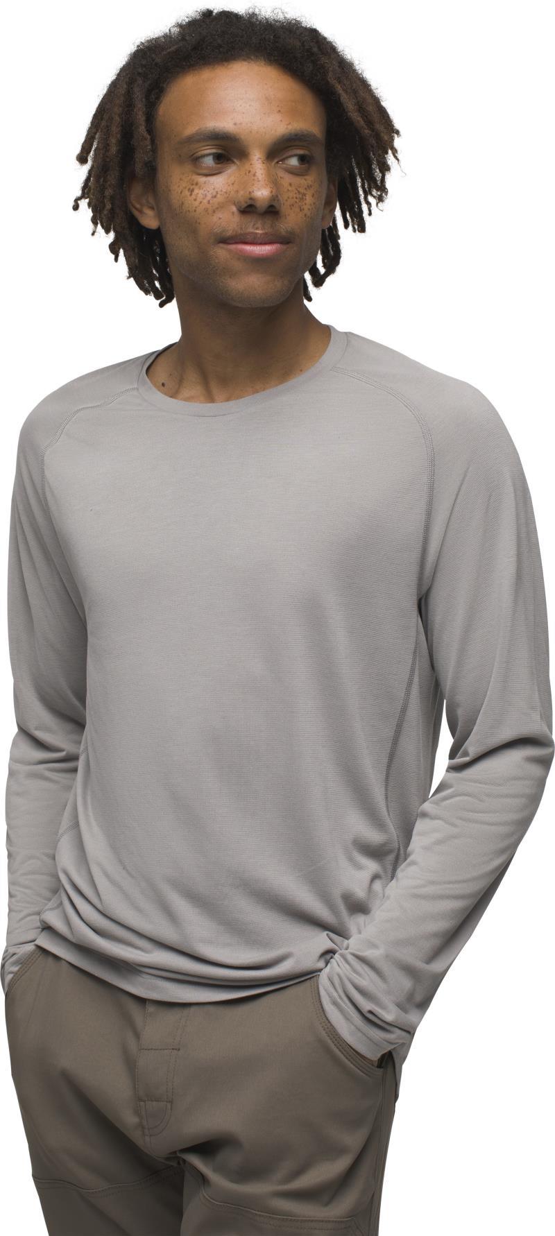 Mission Trails LS Tee - Mens - grey 1
