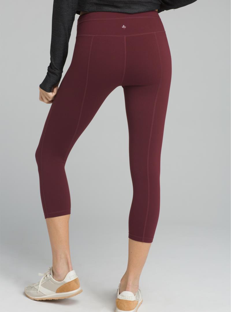 Momento Capris, 20" Inseam - Womens - black cherry 1