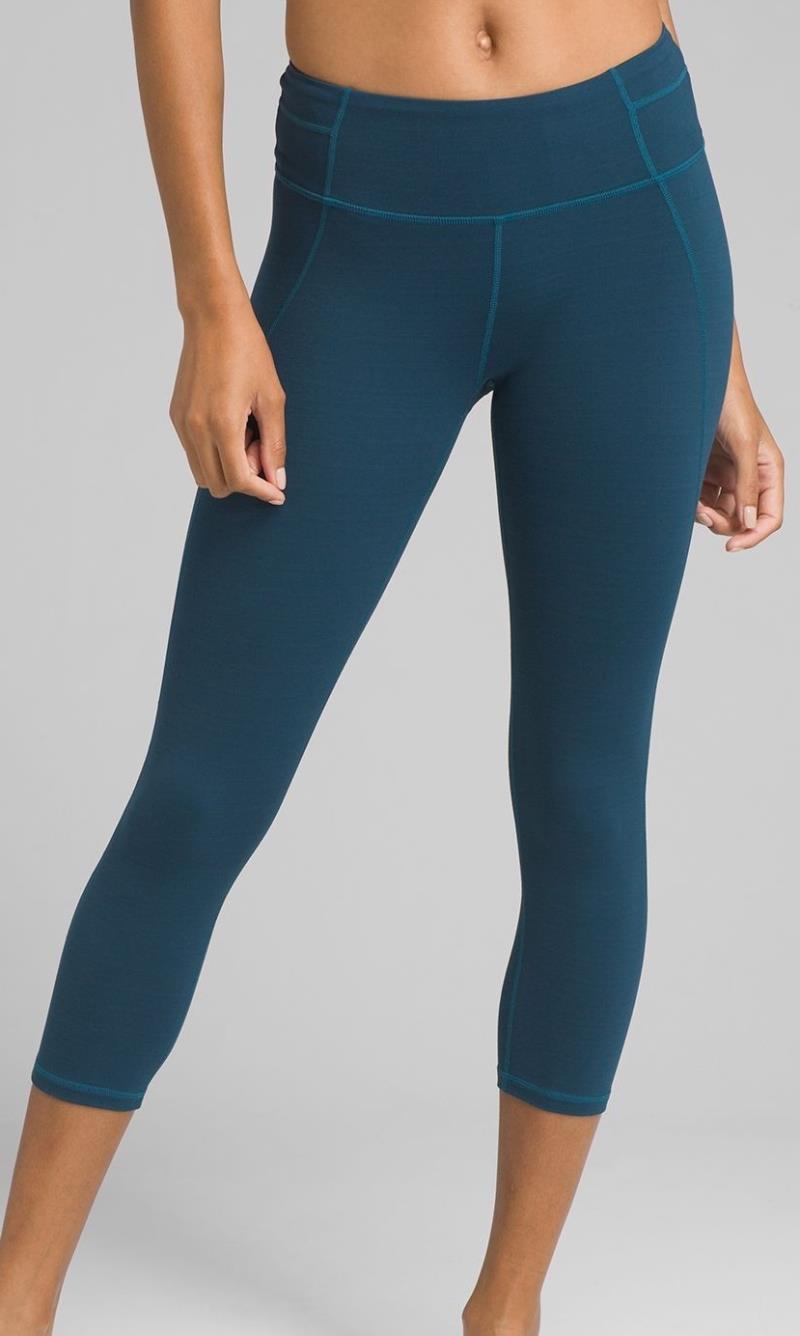 Momento Capris, 20" Inseam - Womens - petrol blue 1