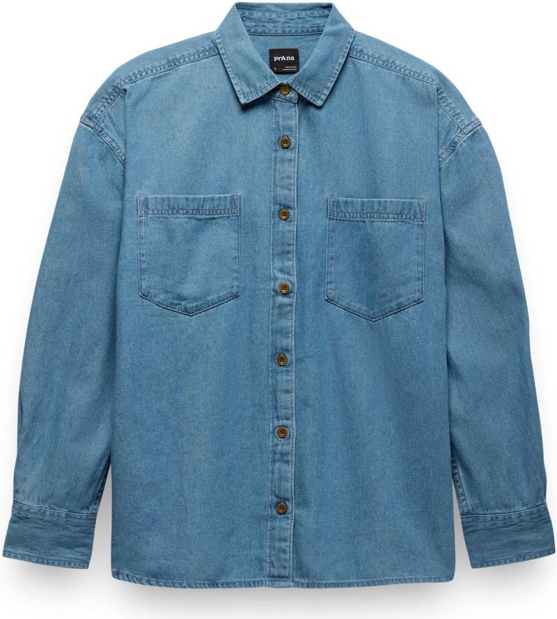 Mountain Maven Denim Shirt - Womens - blue denim 1