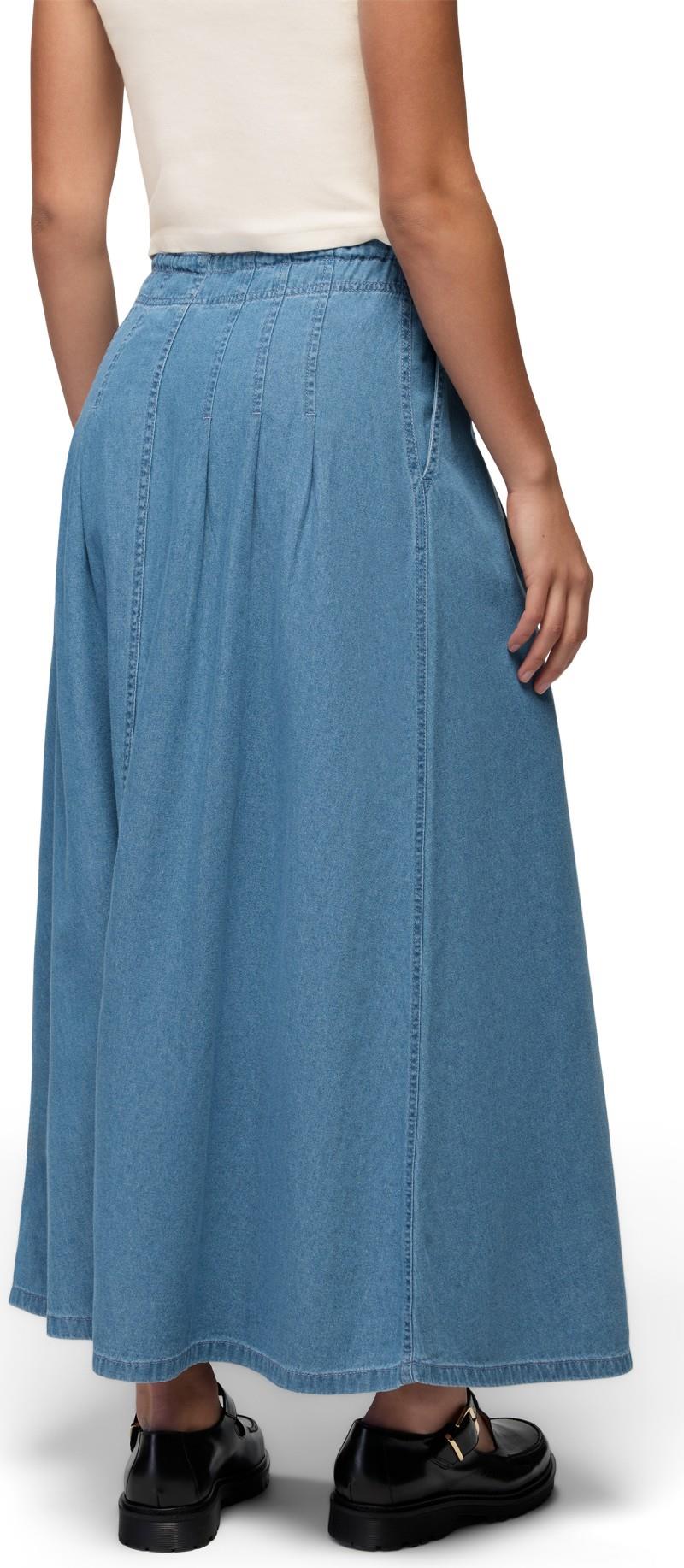 Mountain Maven Maxi Skirt - blue denim 1