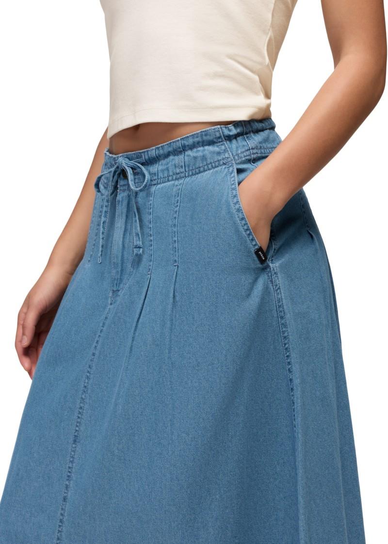 Mountain Maven Maxi Skirt - blue denim 1