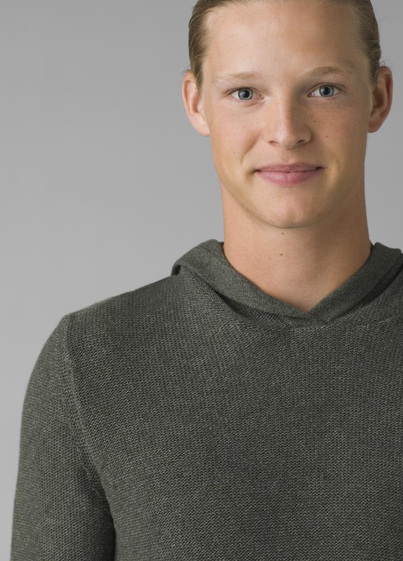 North Loop Hooded Sweater - Slim - Mens - Evergreen 4