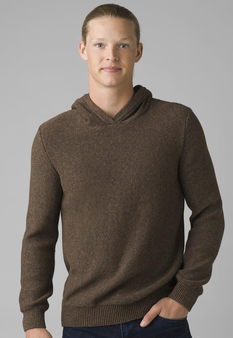 North Loop Hooded Sweater - Slim - Mens - Sepia 2