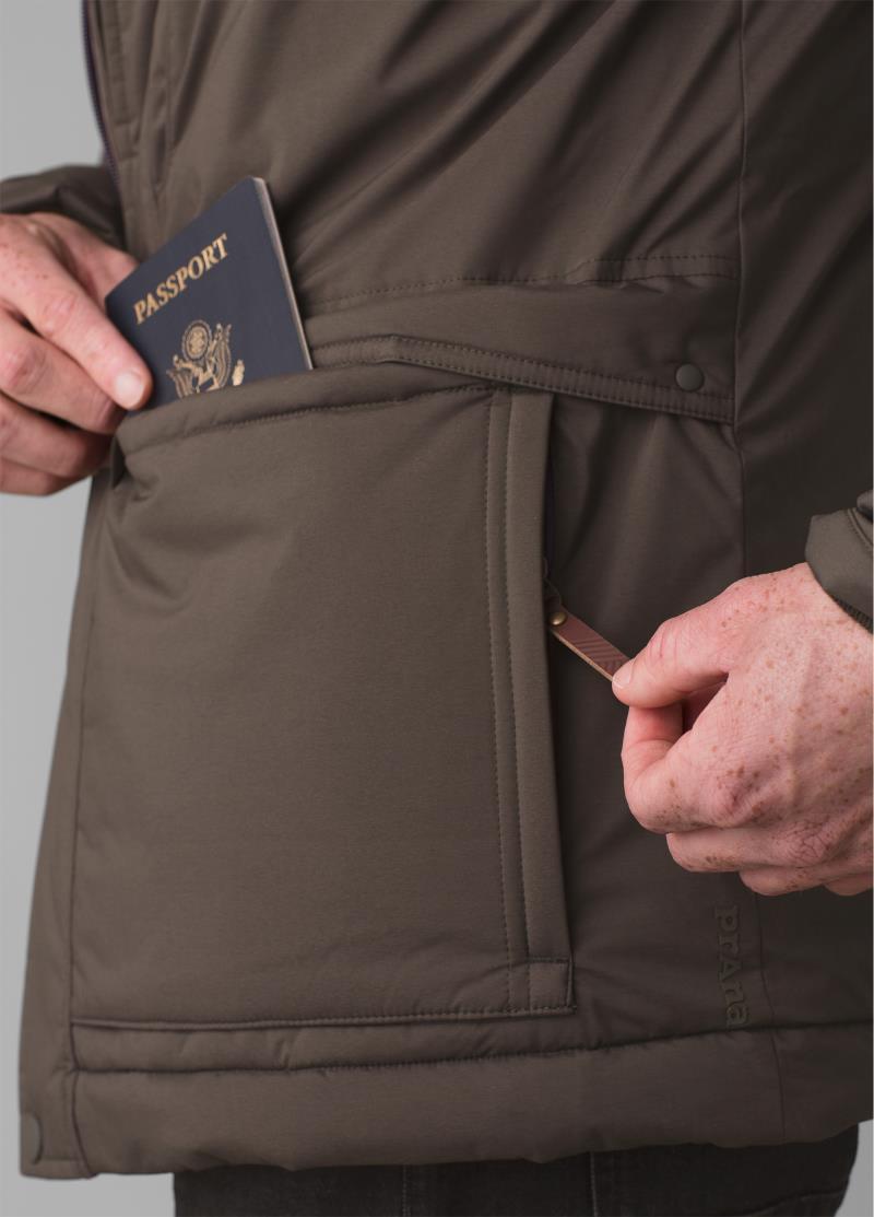 Novad Path Jacket - Mens - black olive heather 1