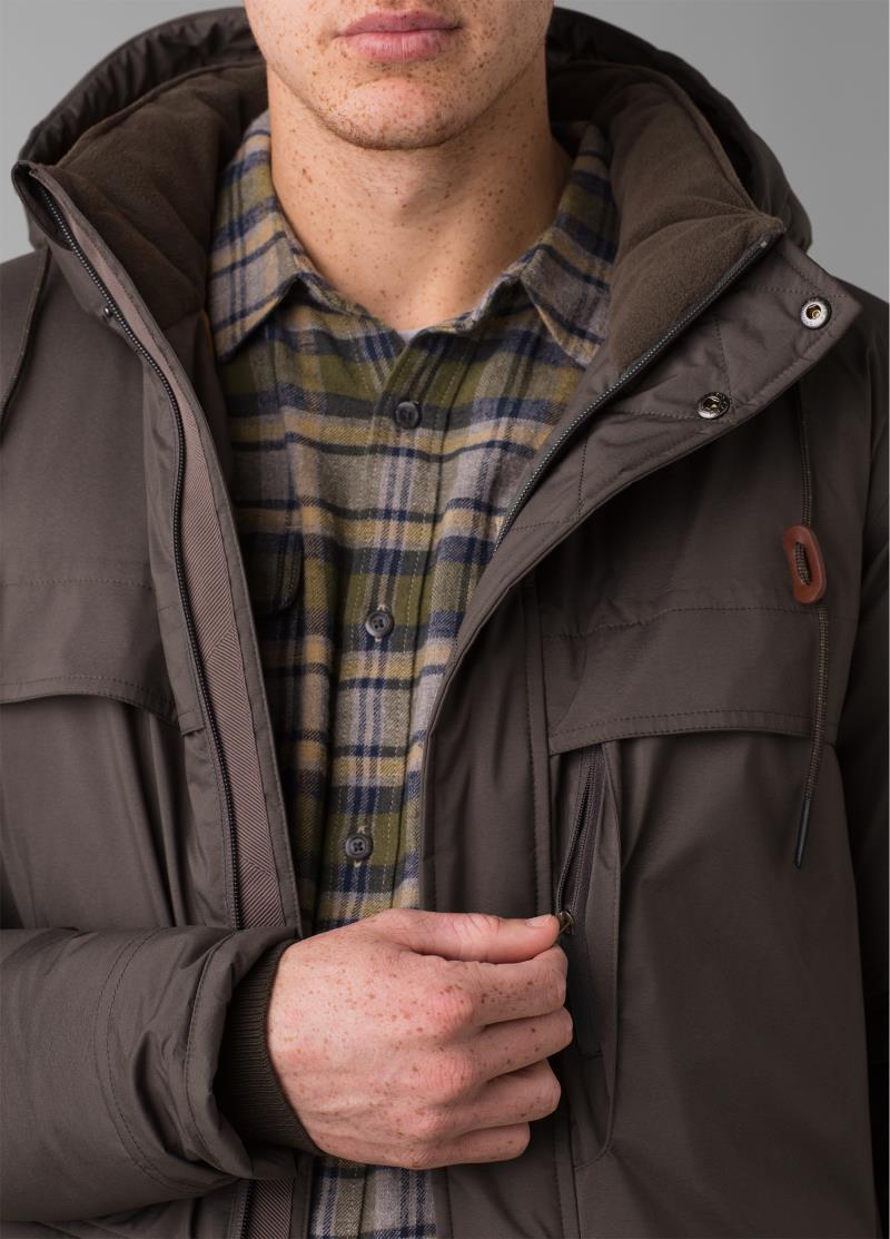 Novad Path Jacket - Mens - black olive heather 1