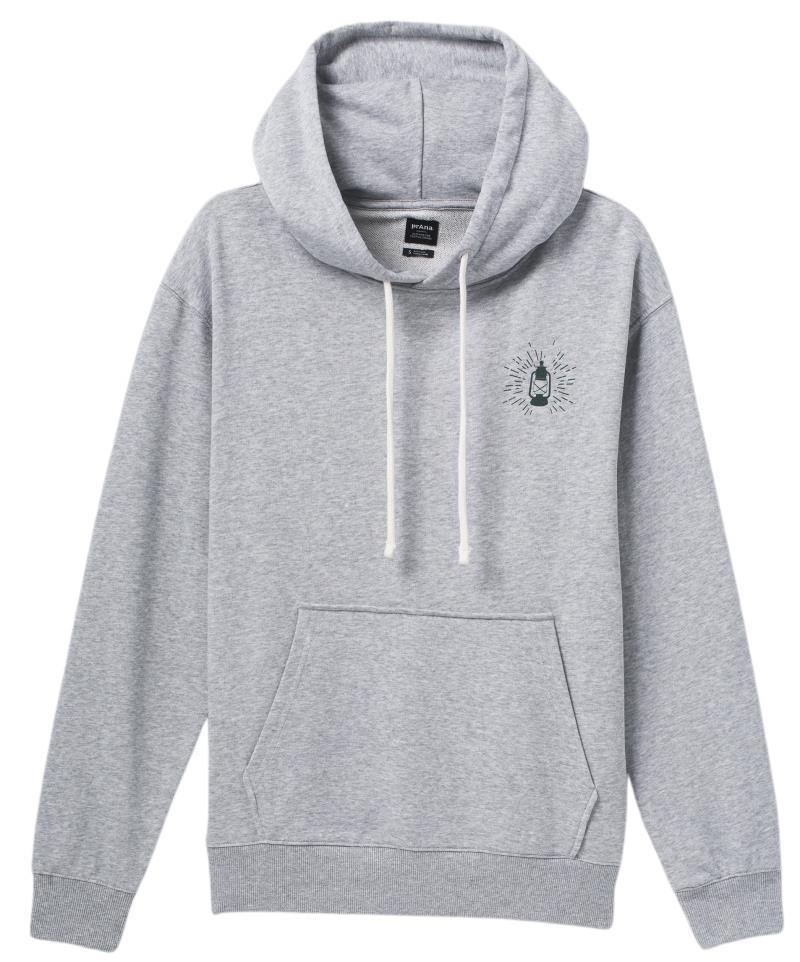 Organic Graphic Hoodie - Womens - heather grey unwind 1