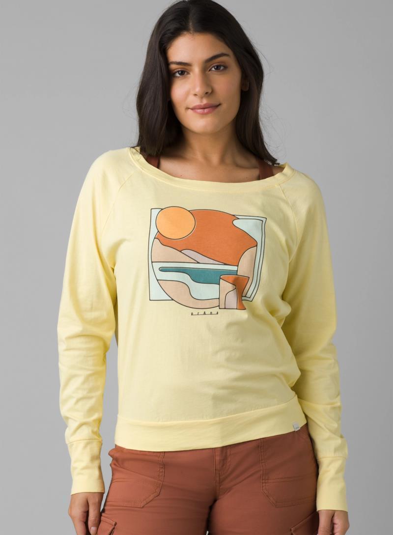 Organic Graphic LS - Womens - Sunlight Torrey 2