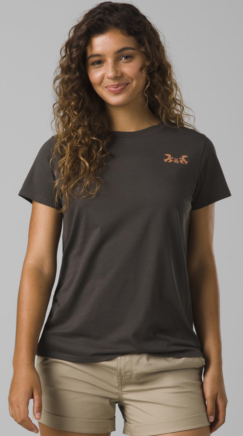 Organic Graphic SS - Womens - Dark Iron Fauna 2