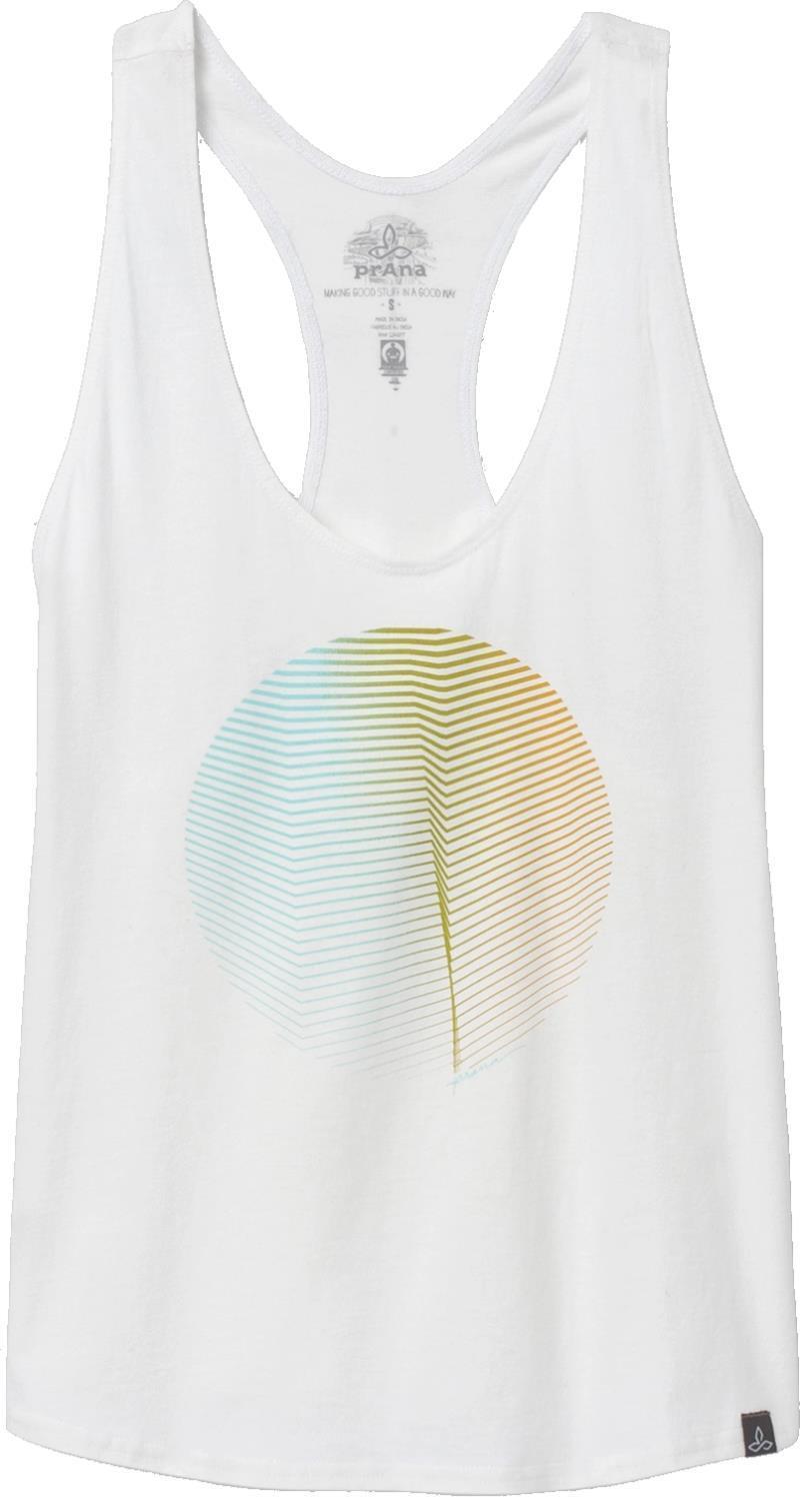 Organic Graphic Tank - Womens - white line work circle 1