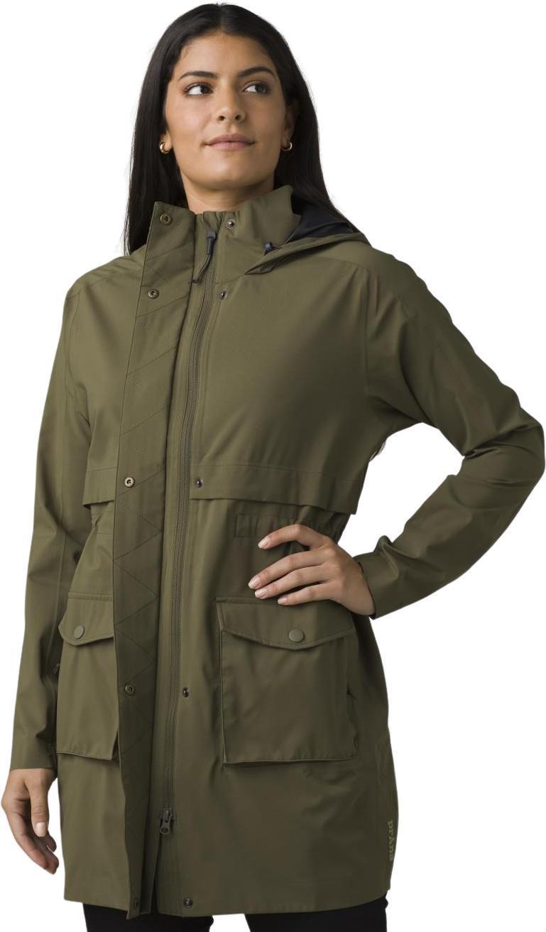 Othello Falls Trench - Womens - cargo green 1