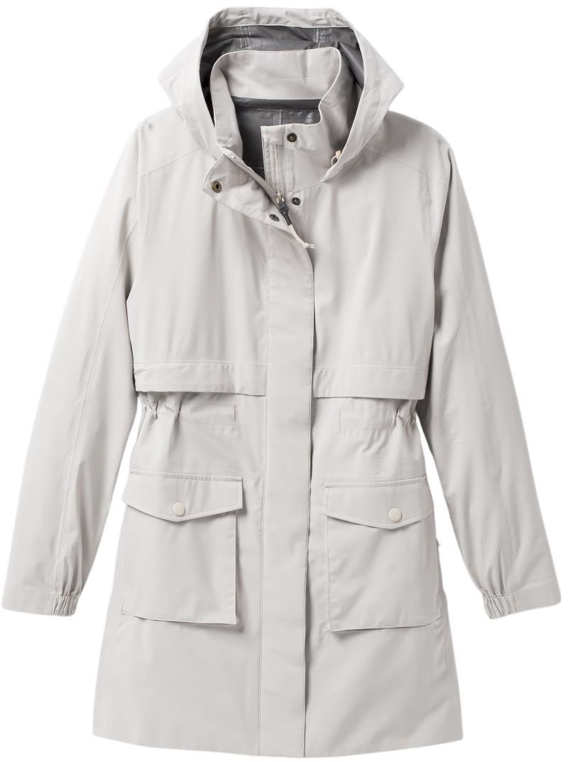 Othello Falls Trench - Womens - pebble grey 1