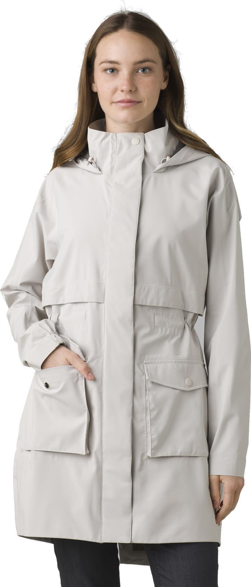 Othello Falls Trench - Womens - pebble grey 1